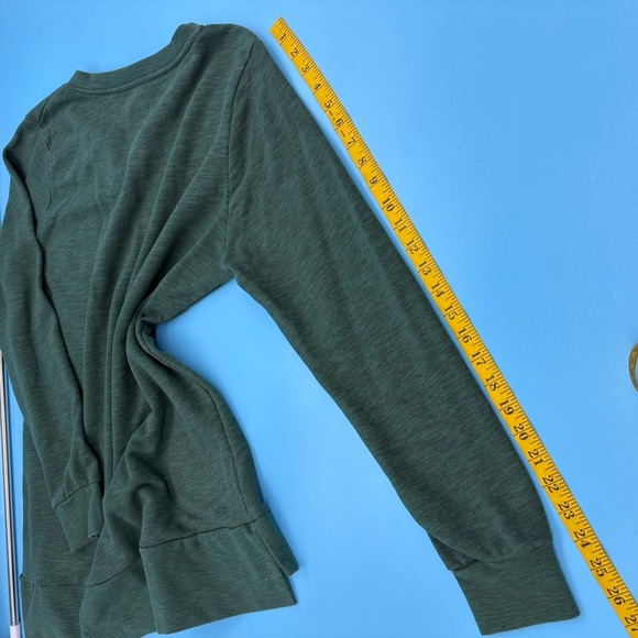 Majestic Green Bay Packers Lace-Up High Low Sweatshirt Size XL - Picture 7 of 10